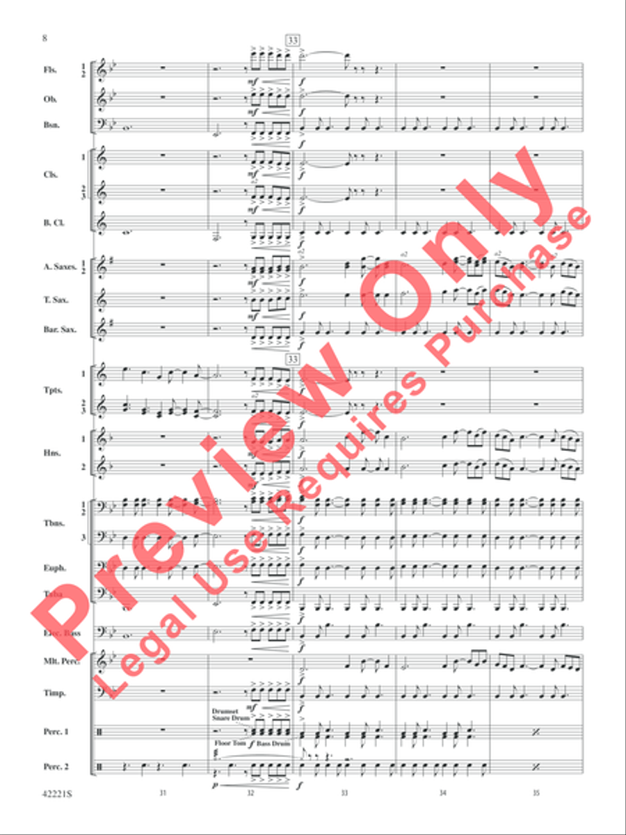 Carry On Concert Band scores gallery preview page 9