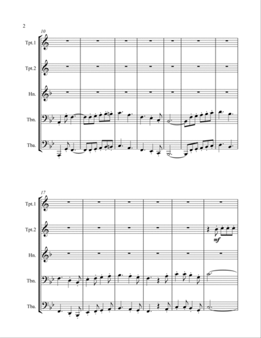 Seventy Six Trombones Trombone scores gallery preview page 2
