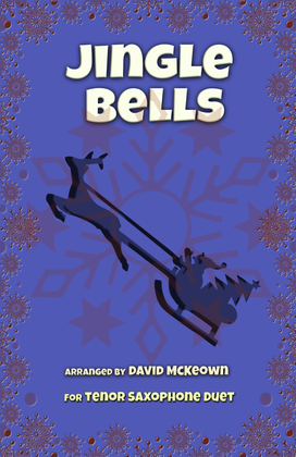 Book cover for Jingle Bells, Jazz Style, for Tenor Saxophone Duet