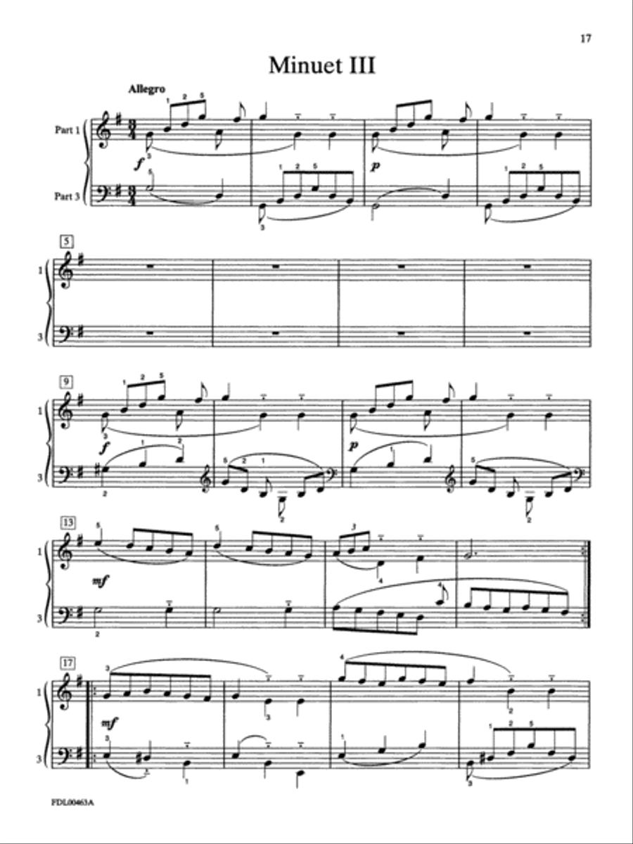 Bach for Piano Ensemble Small Ensemble scores gallery preview page 6