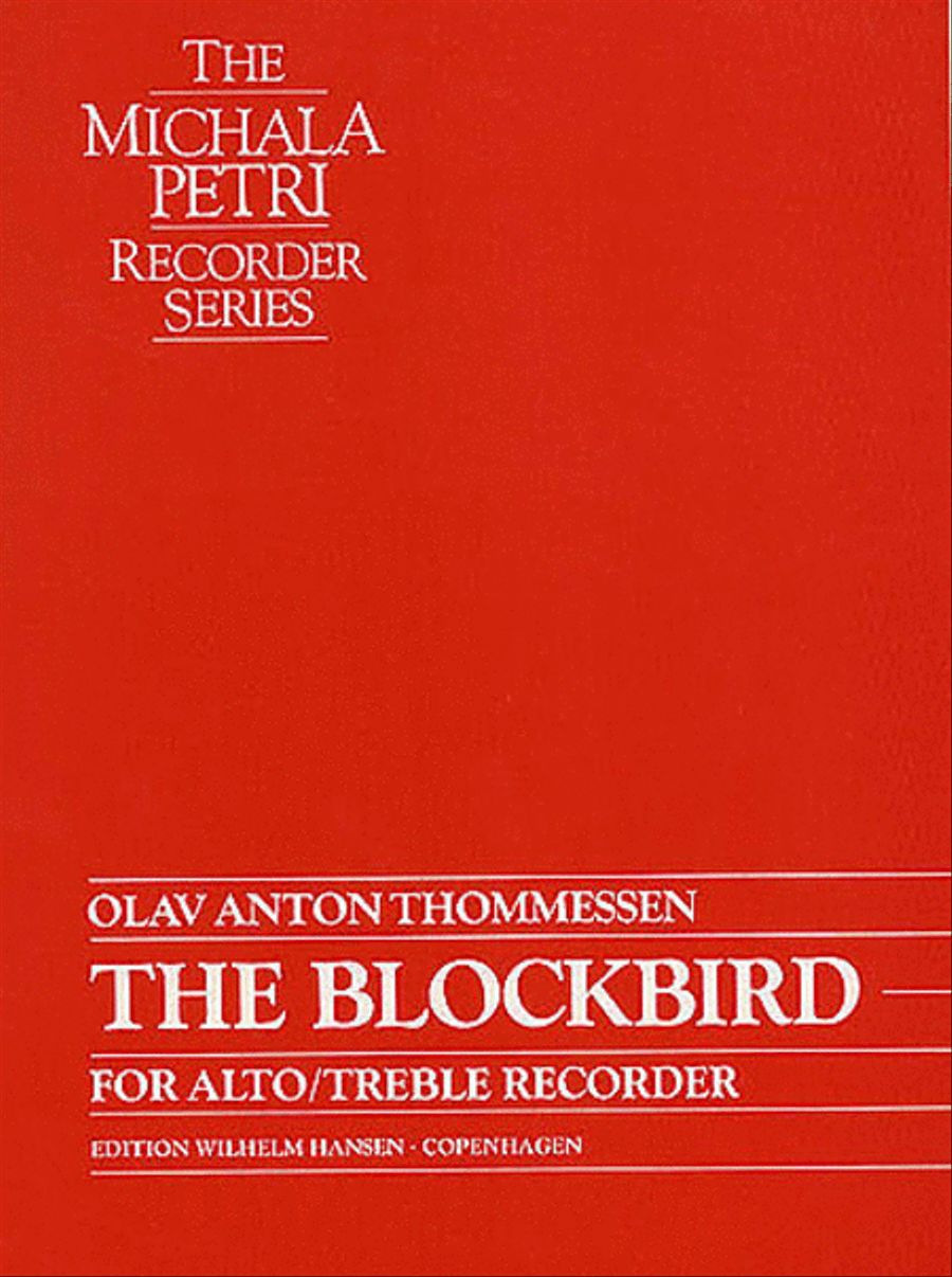 Olav Anton Thommessen: The Blockbird Alto Recorder scores gallery preview page 1