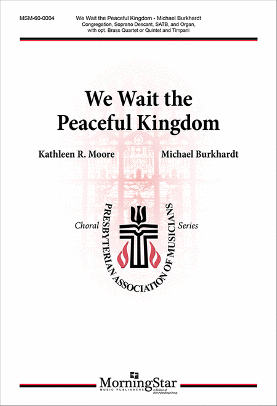 We Wait the Peaceful Kingdom (Choral Score) 4-Part scores gallery preview page 1
