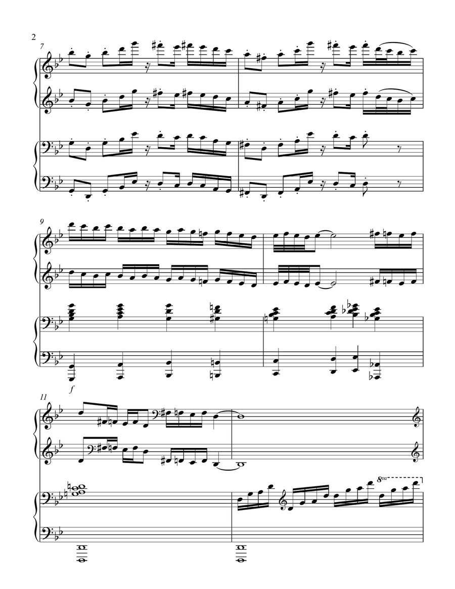 Iraqi Samba- by Travelian Raphael Sako Piano scores gallery preview page 2