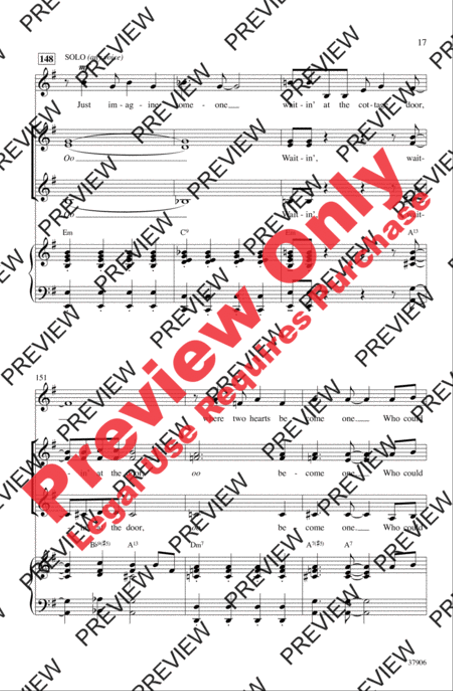 Who Could Ask for Anything More? Women's Choir scores gallery preview page 17