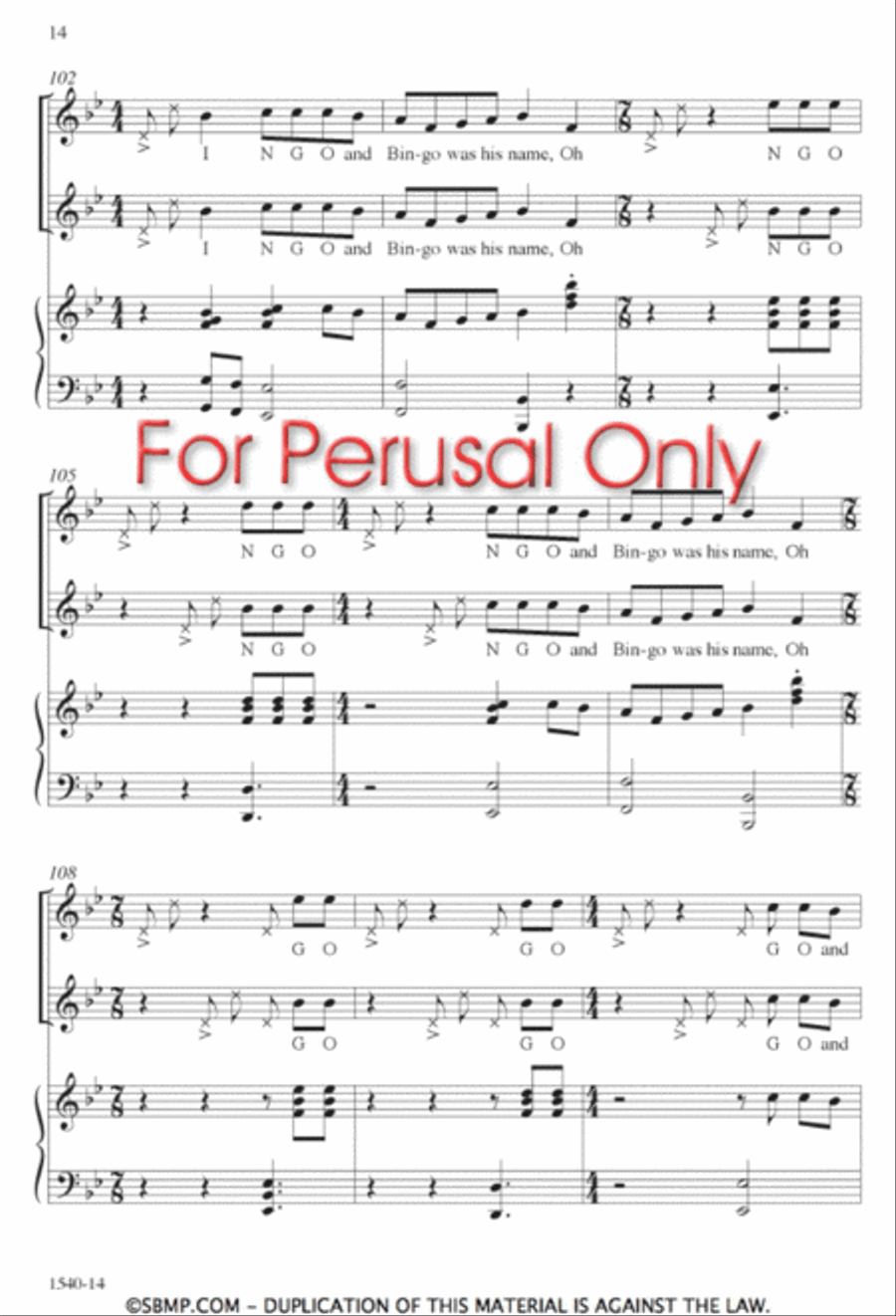 KidSong - SA Octavo SA scores gallery preview page 13