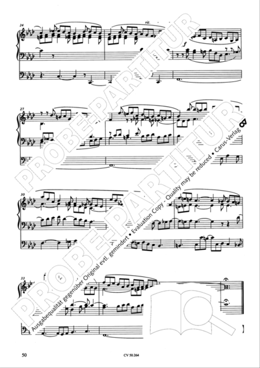 Free organ music for the Worship Service Organ Solo scores gallery preview page 51