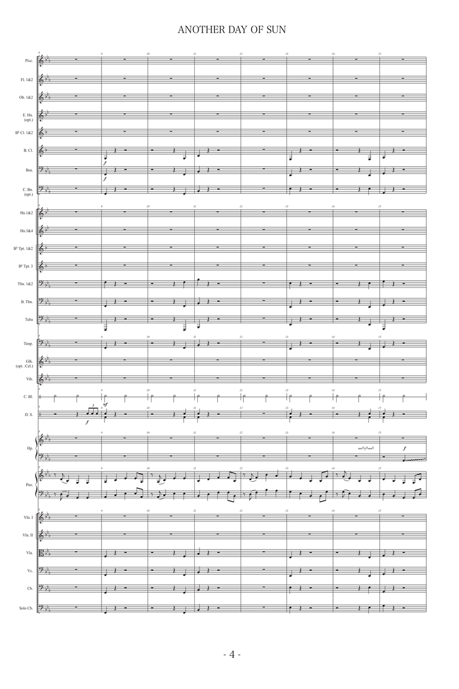 Another Day Of Sun Another Day Of Sun Full Orchestra scores gallery preview page 4