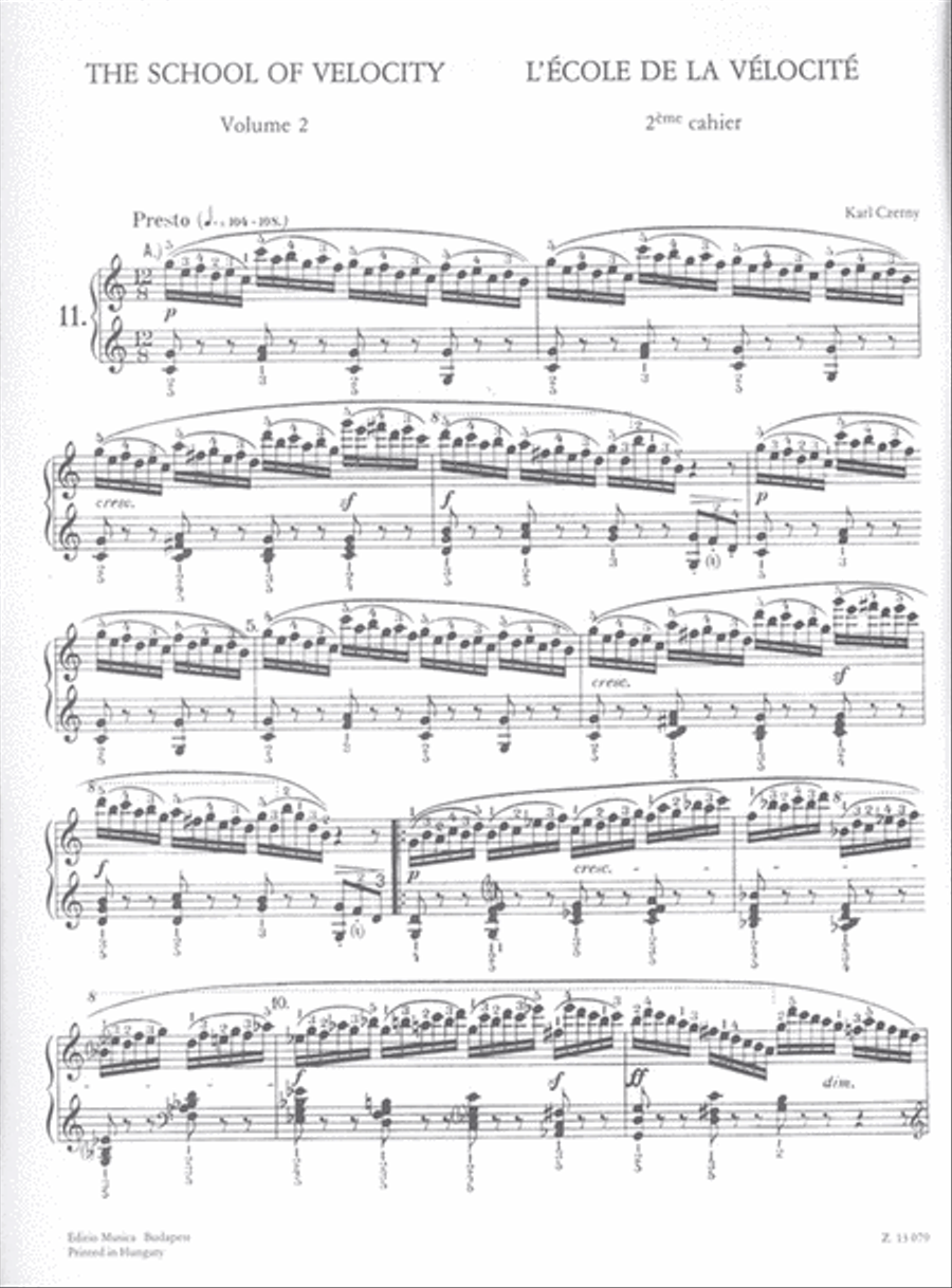 L'école de la velocité Piano Solo scores gallery preview page 2