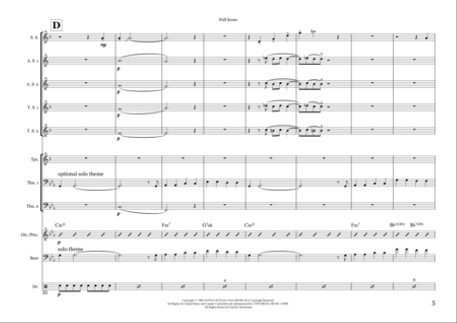 Estate Estate Jazz Ensemble scores gallery preview page 5