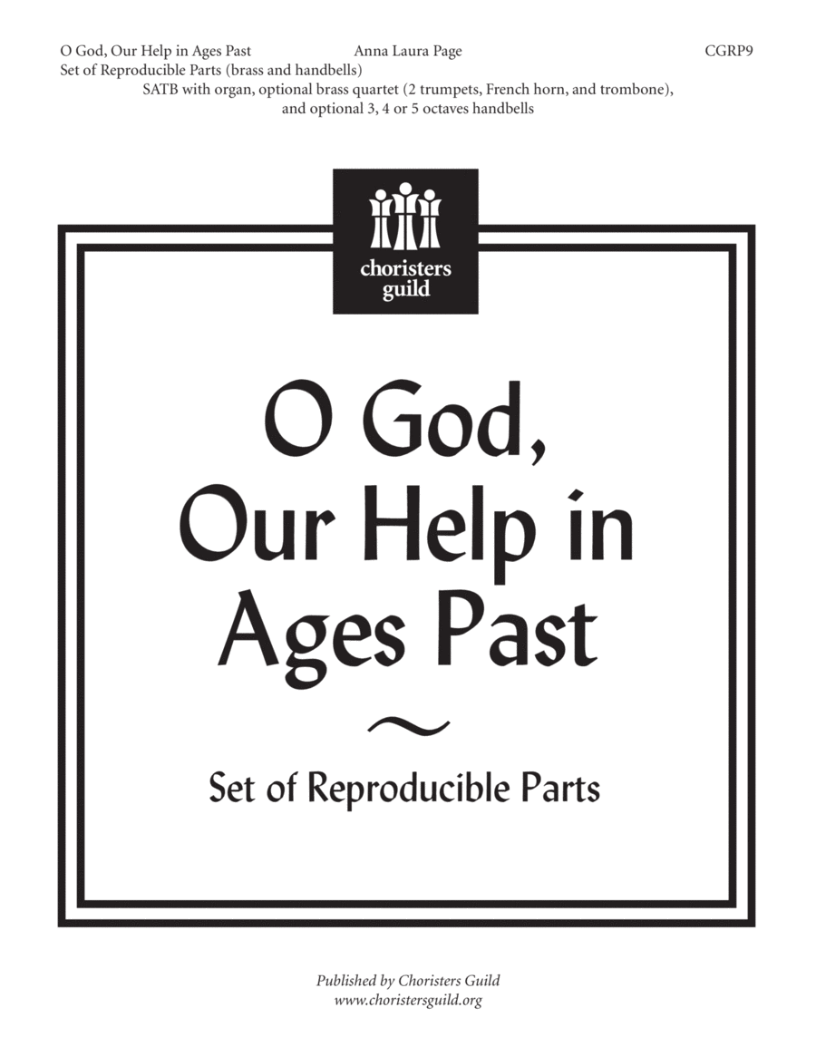 O God, Our Help in Ages Past Reproducible Parts Voice scores gallery preview page 1
