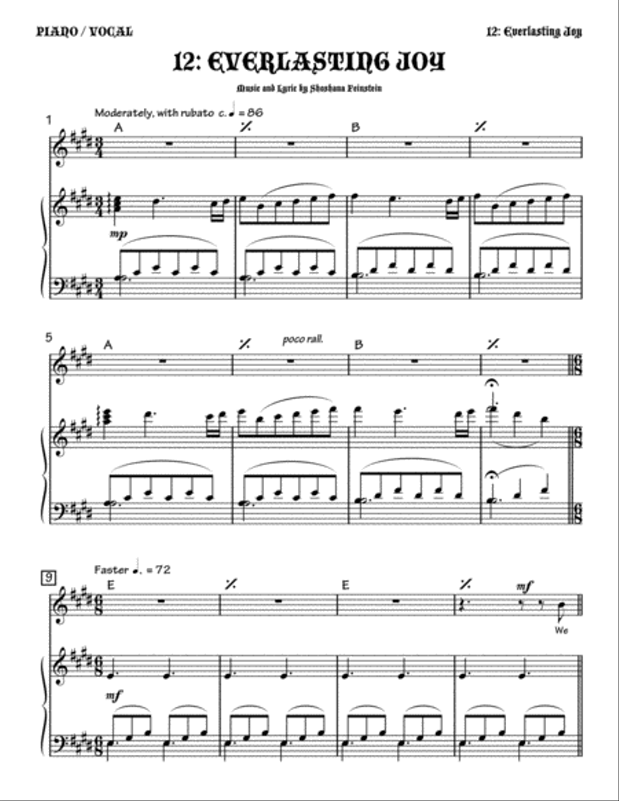 Everlasting Joy Small Ensemble scores gallery preview page 1