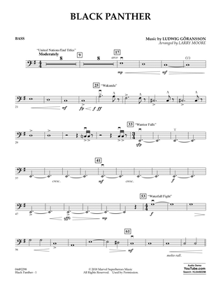Black Panther (arr. Larry Moore) - Bass