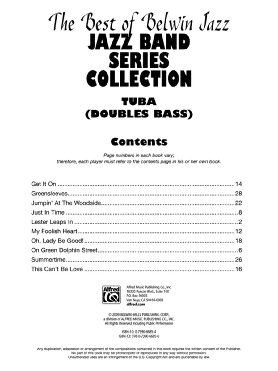 Jazz Band Collection for Jazz Ensemble image number null