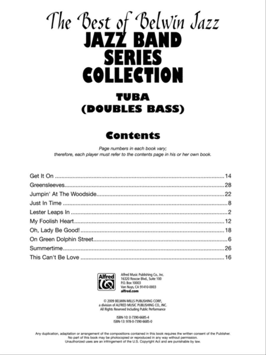 Jazz Band Collection for Jazz Ensemble Jazz Ensemble scores gallery preview page 2