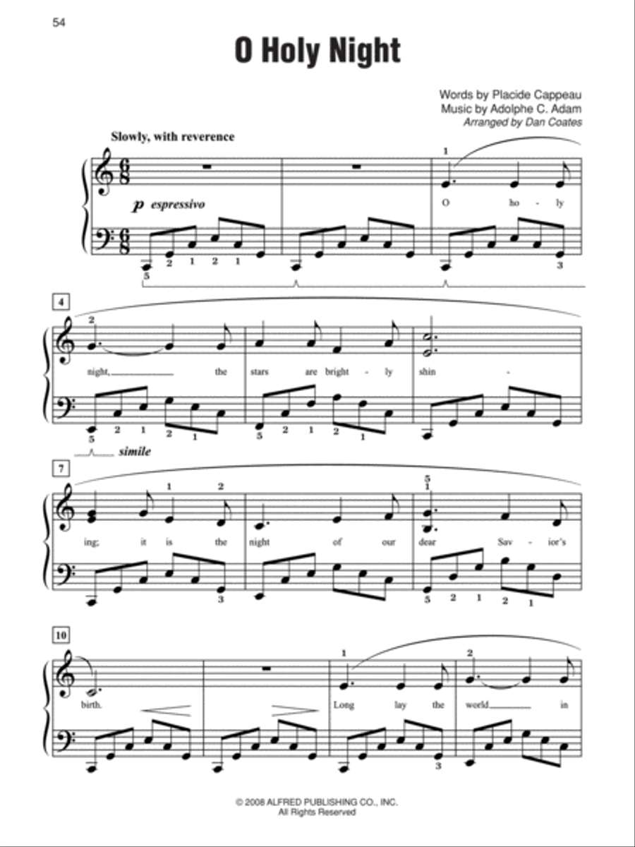 Simply Christmas Easy Piano scores gallery preview page 3
