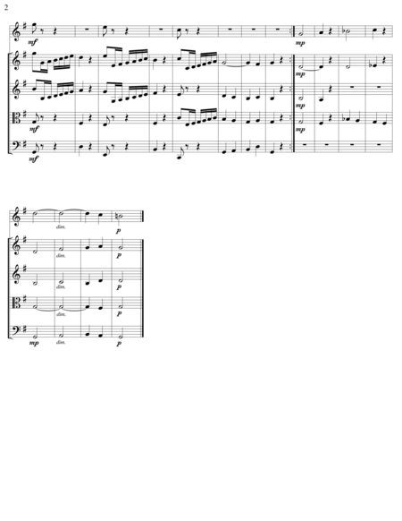 Largo in G Major for Flute Quintet