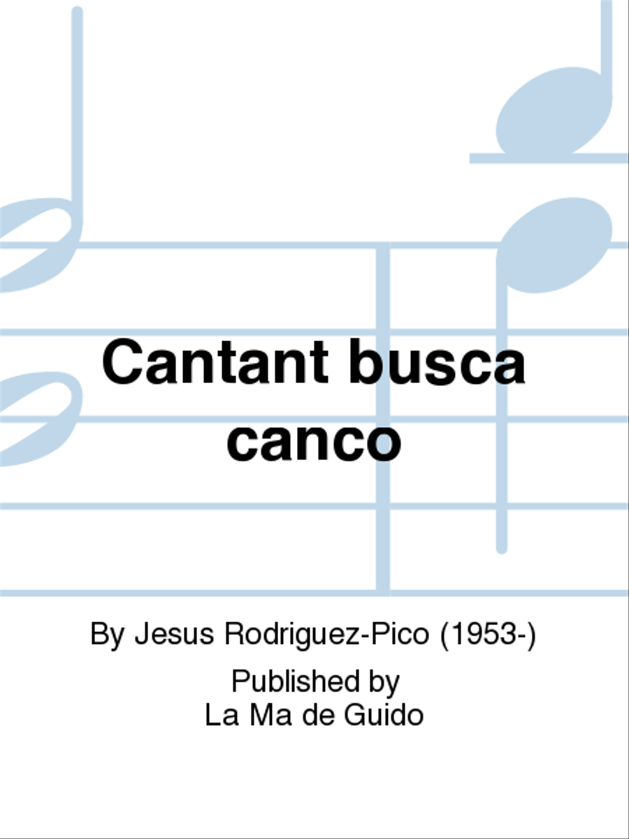 Cantant busca canco