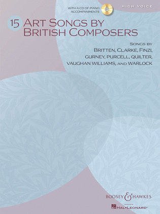 Book cover for 15 Art Songs by British Composers