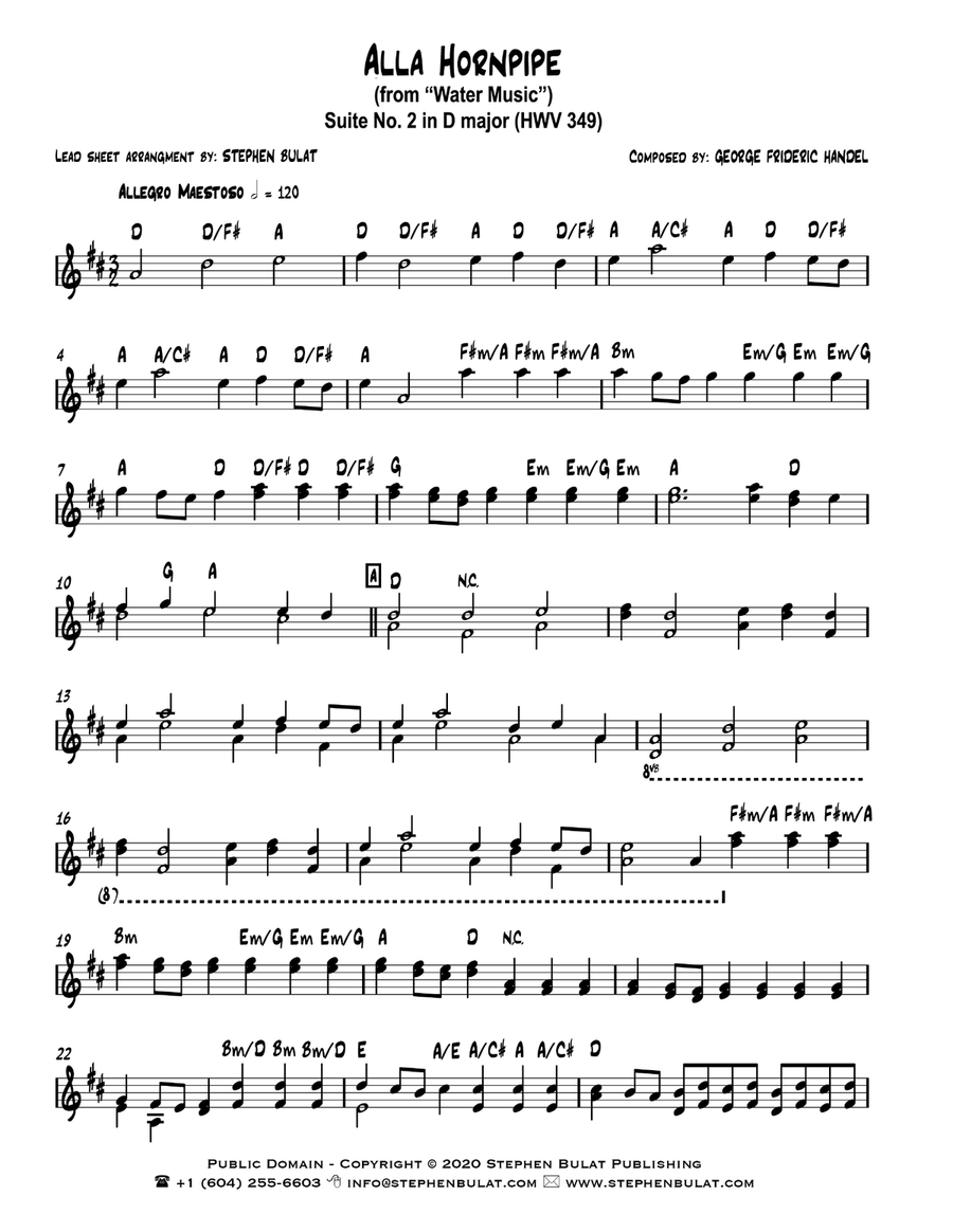 Alla Hornpipe (from 