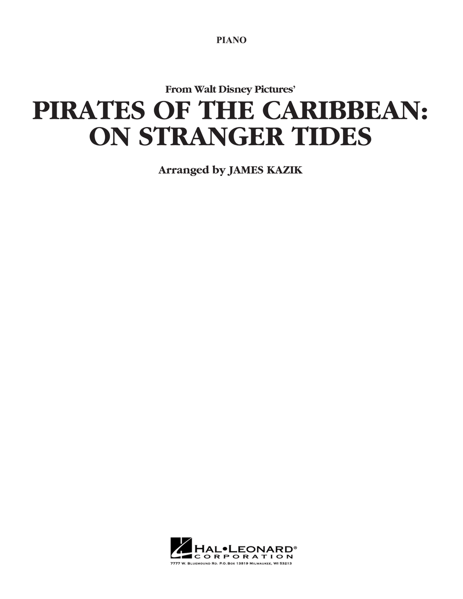 Pirates Of The Caribbean: On Stranger Tides - Piano Orchestra scores gallery preview page 1