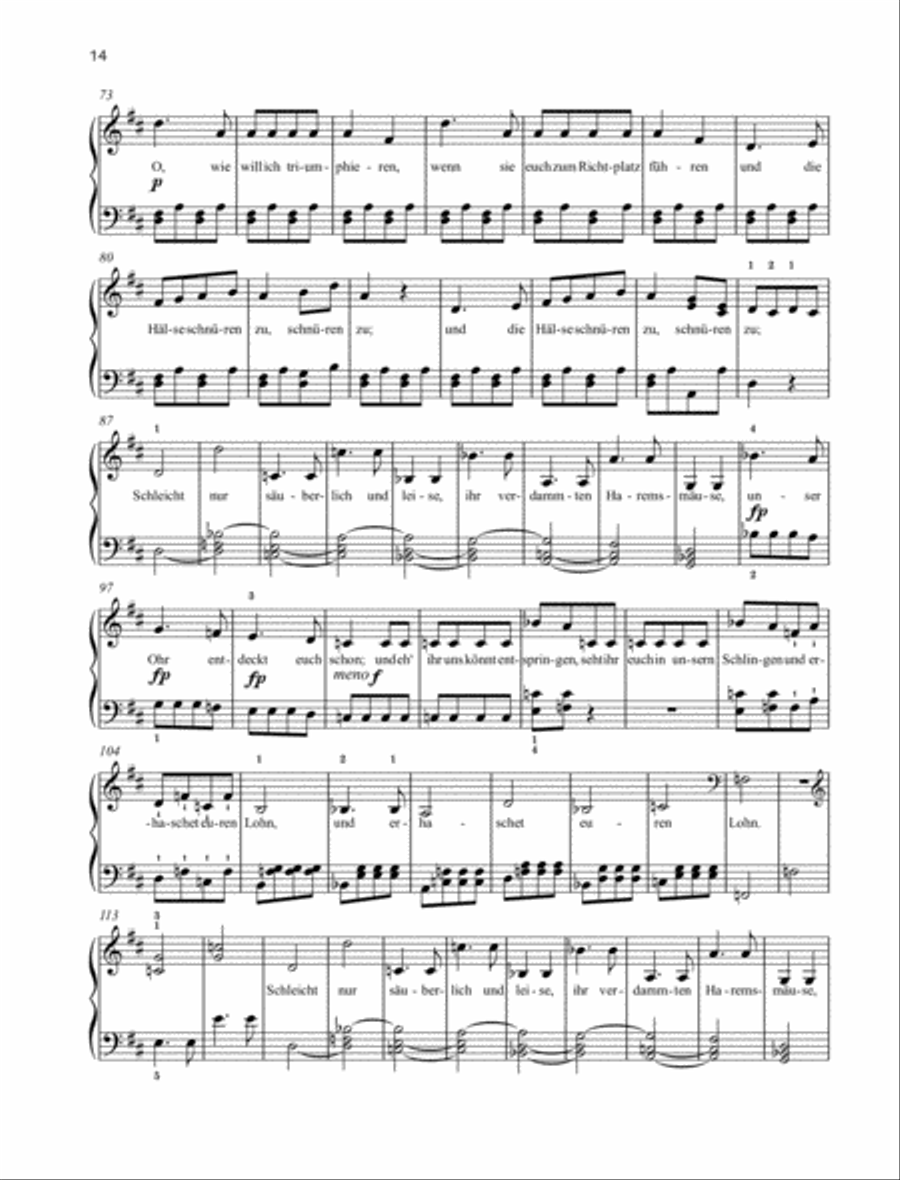 O, wie will ich triumphieren Piano Solo scores gallery preview page 3