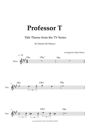 Book cover for Professor T Uk (Titles)