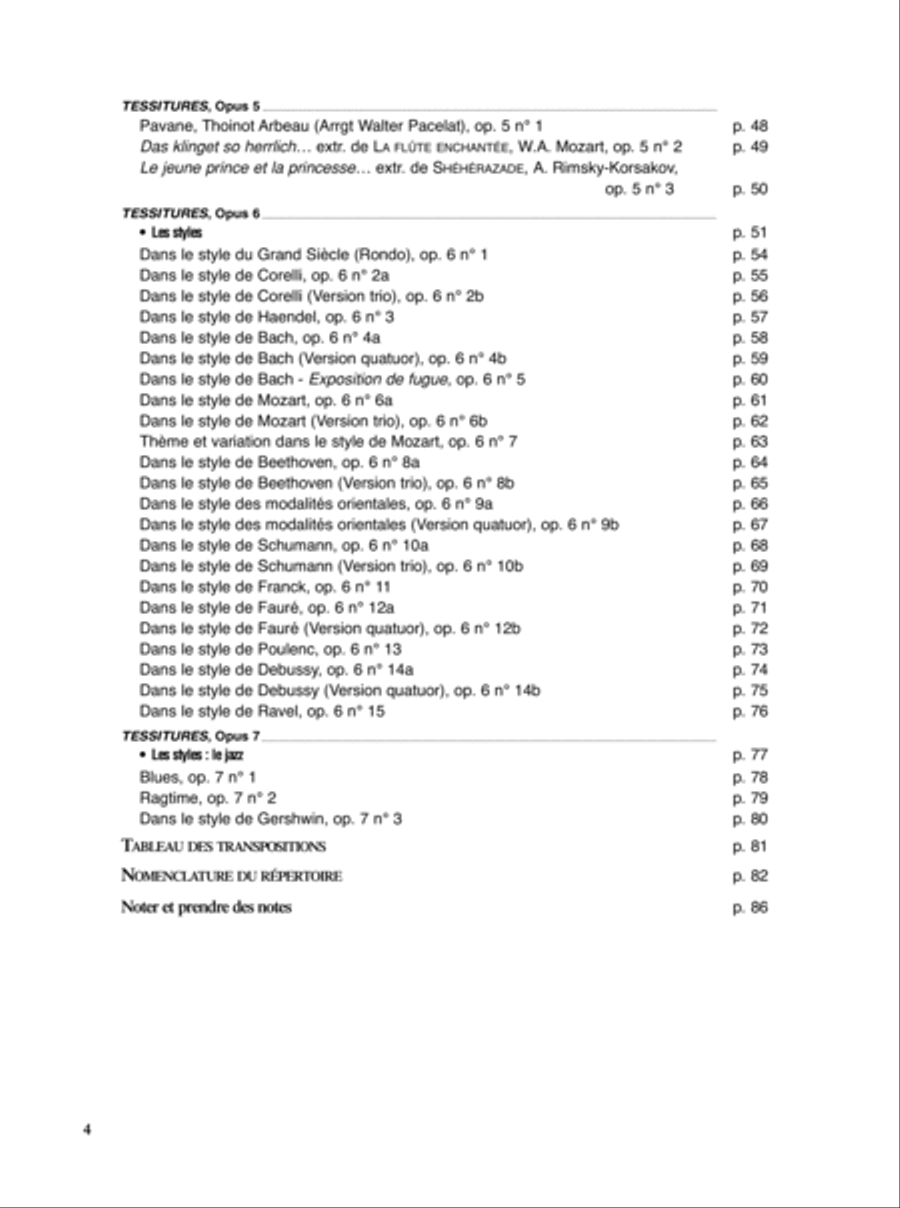 Tessitures Score scores gallery preview page 11