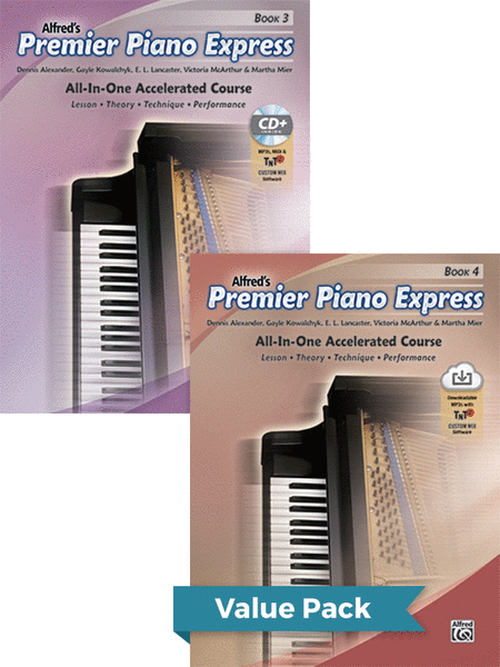 Premier Piano Express, Books 3 & 4 (Value Pack)