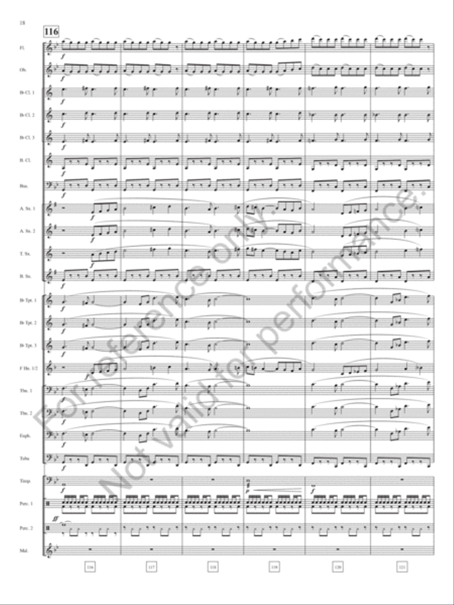 Praeludium Praeludium Concert Band scores gallery preview page 19