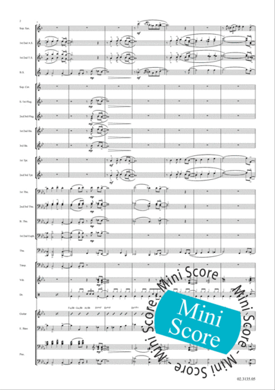 The Way You Look Tonight Fanfare Band scores gallery preview page 8