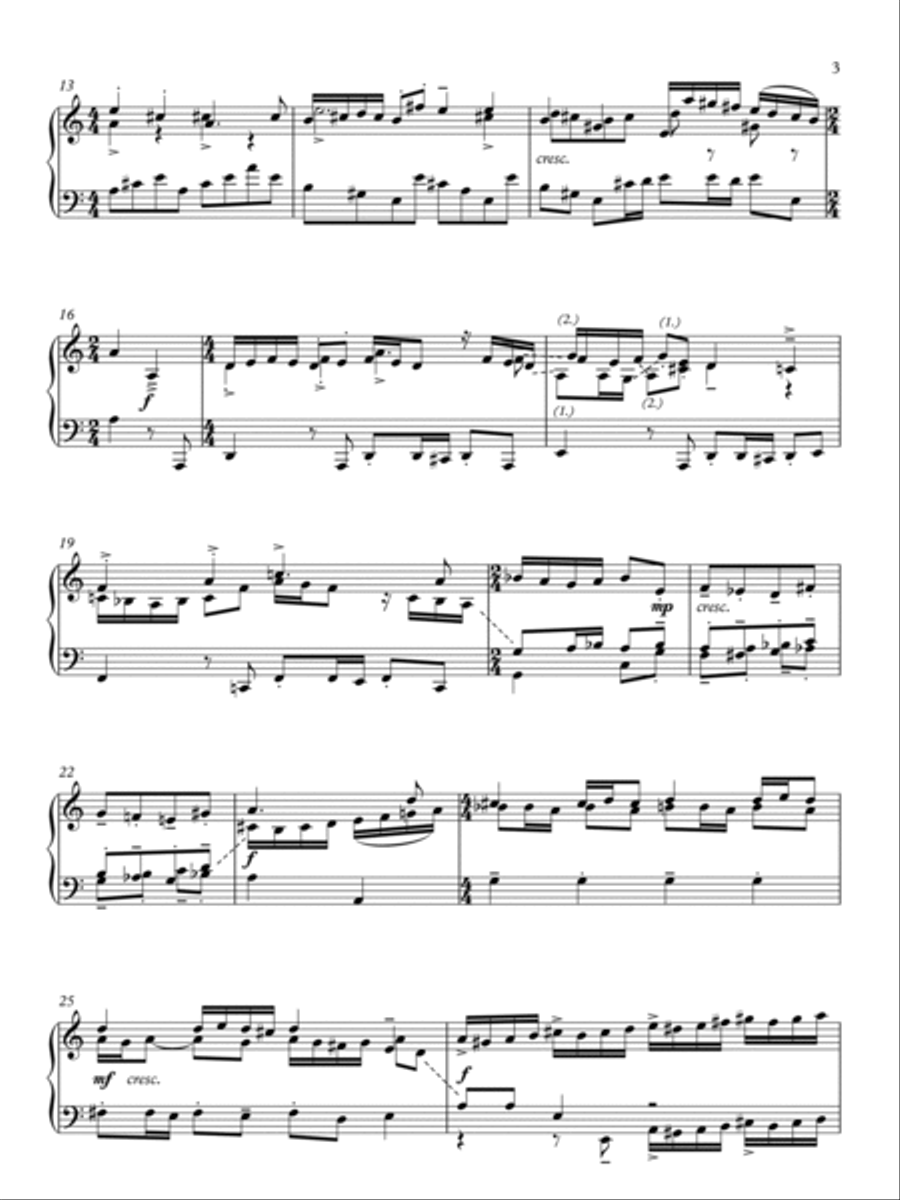 Down the Rabbit hole - Piano solo or Trio Chamber Music scores gallery preview page 3