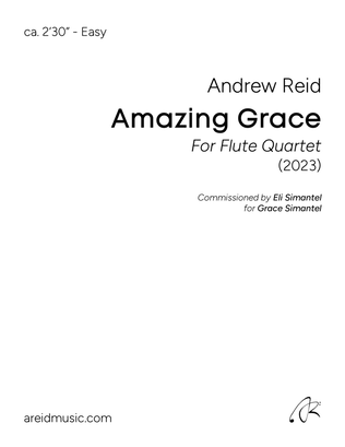 Book cover for Amazing Grace (For Flute Quartet)