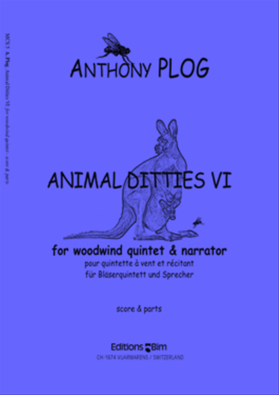 Animal Ditties VI Animal Ditties VI Woodwind Quintet scores gallery preview page 1