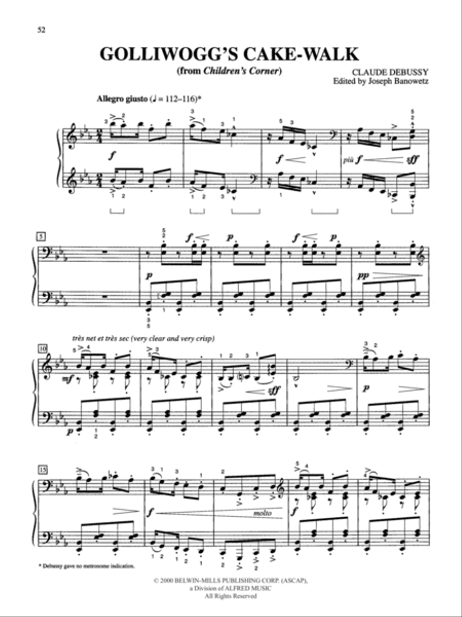 Debussy -- 12 Selected Piano Works Piano Solo scores gallery preview page 6