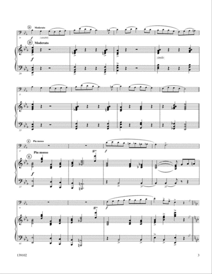 Jesus Loves Me Trombone Solo scores gallery preview page 3