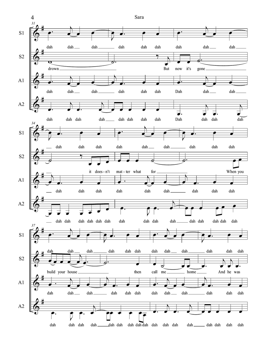 Sara Sara SSAA scores gallery preview page 4