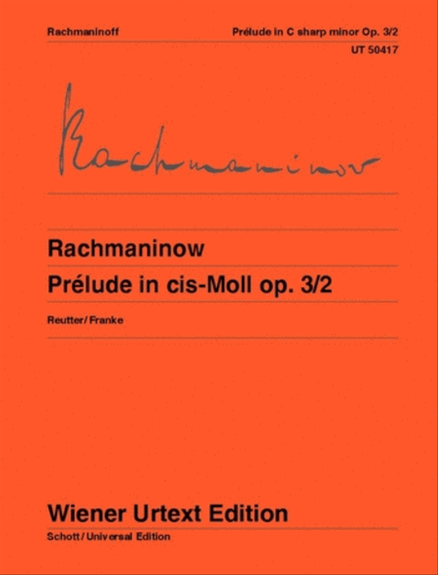 Prelude in C-sharp Minor Op. 3/2 Chamber Music scores gallery preview page 1