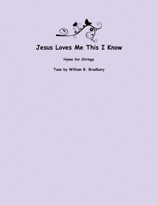 Book cover for Jesus Loves Me, This I Know