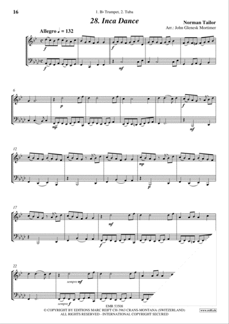 Greatest Duets Volume 3 Trumpet scores gallery preview page 10