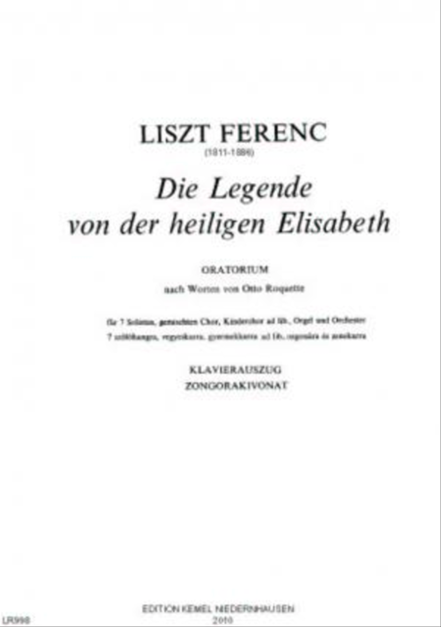 Die Legende von der heiligen Elisabeth Children's Choir scores gallery preview page 1