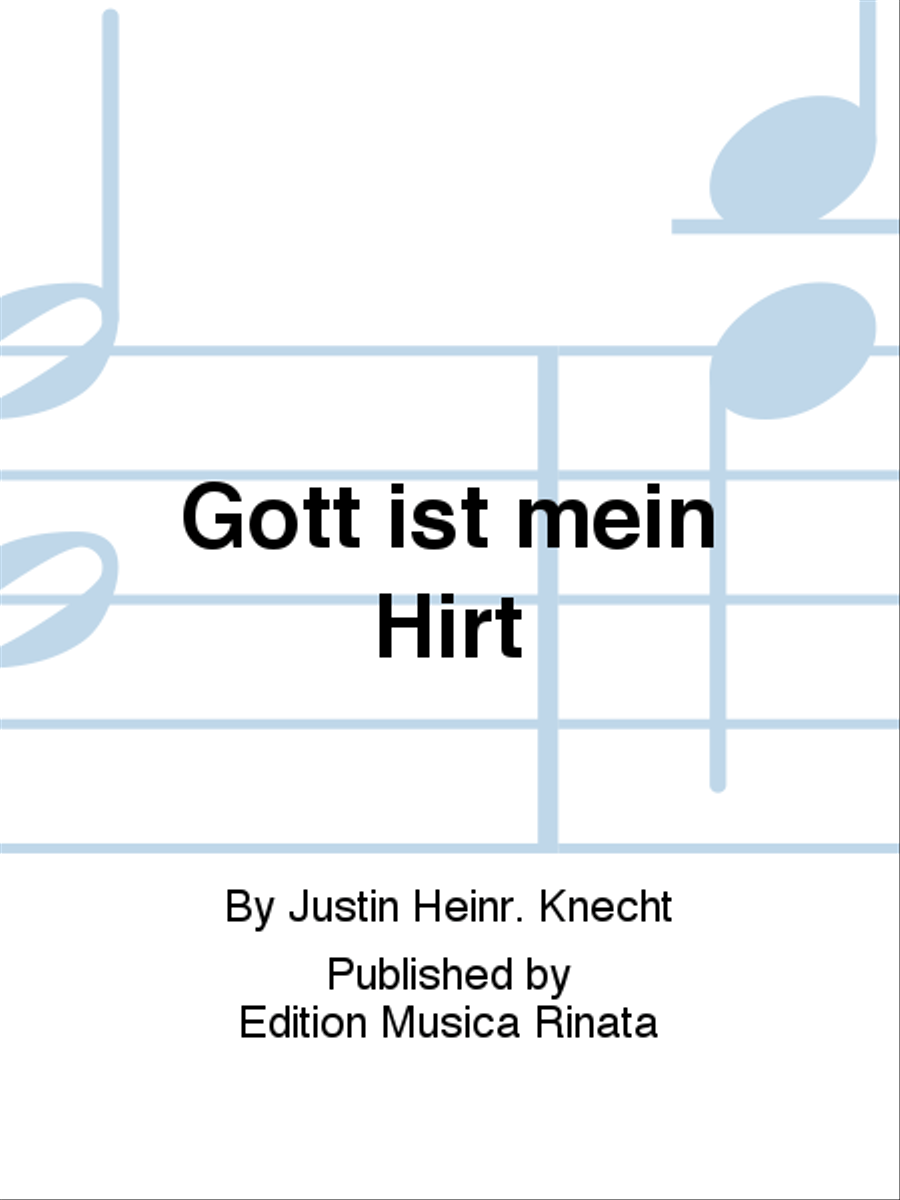 Gott ist mein Hirt 4-Part scores gallery preview page 1