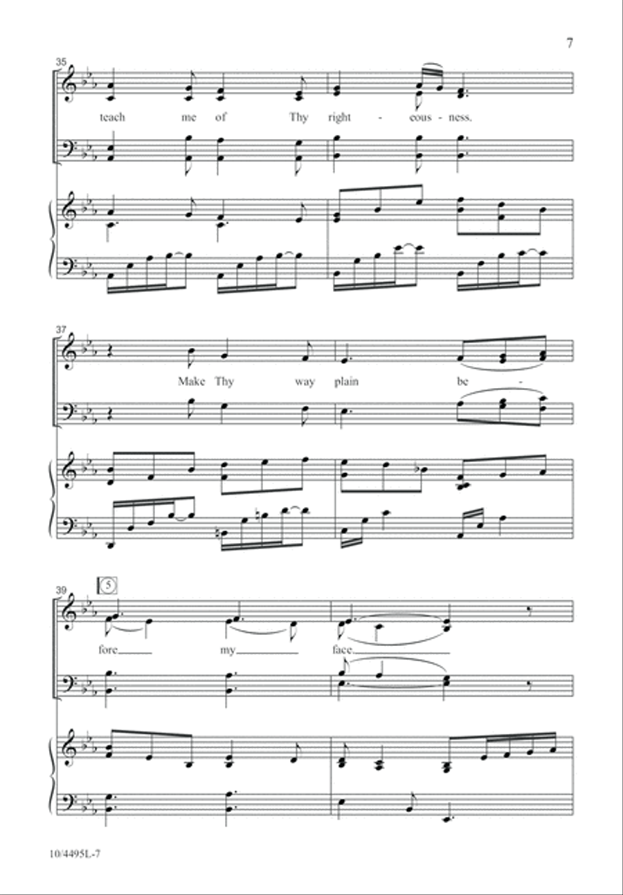 Lead Me, Lord Lead Me, Lord 4-Part scores gallery preview page 8