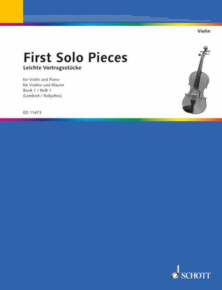 Book cover for First Solo Pieces