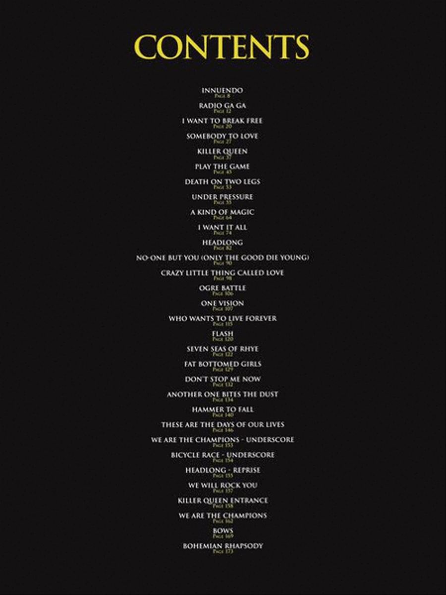 We Will Rock You We Will Rock You Piano, Vocal, Guitar scores gallery preview page 5