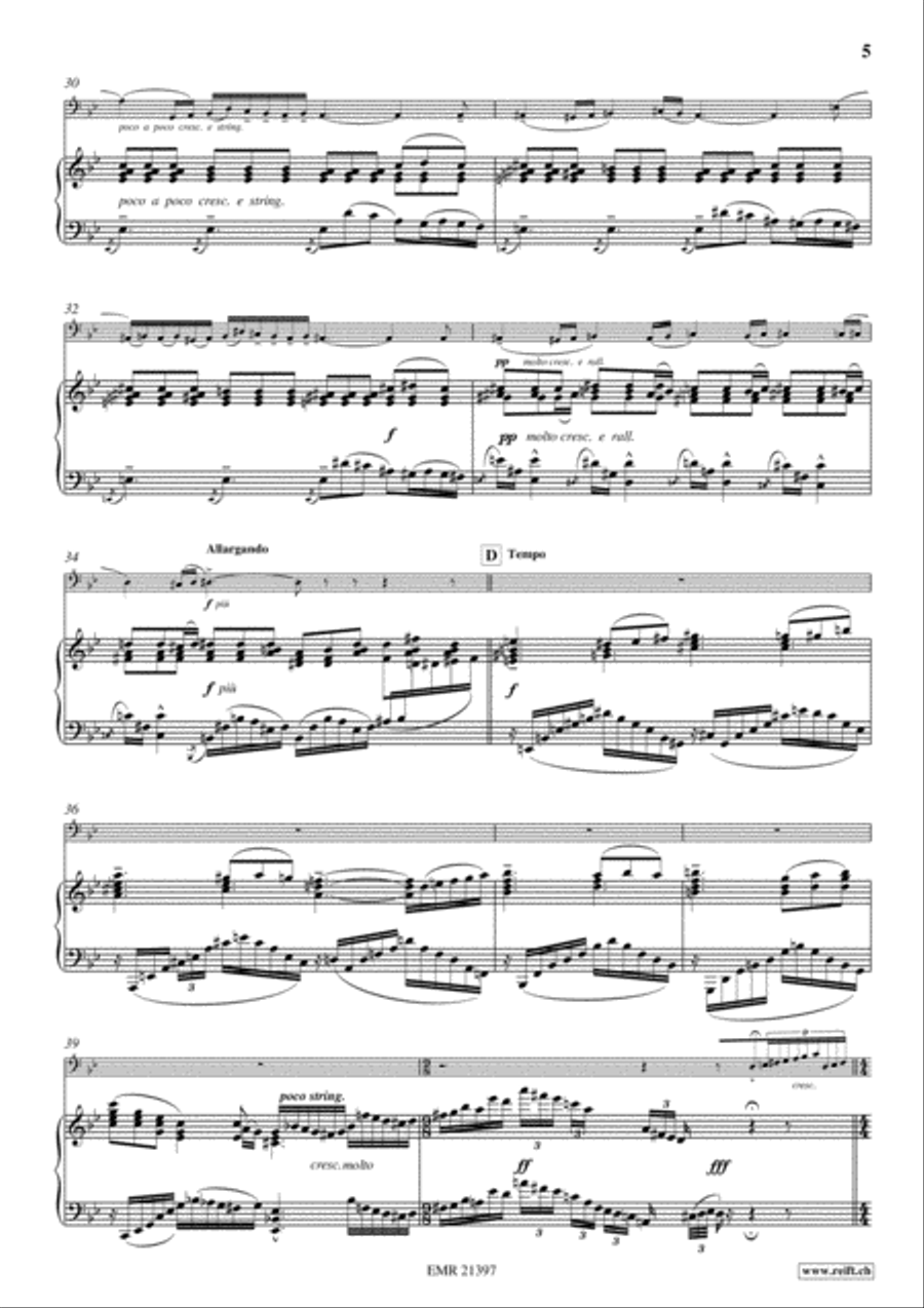 Concerto No. 5 Bass Recorder scores gallery preview page 5