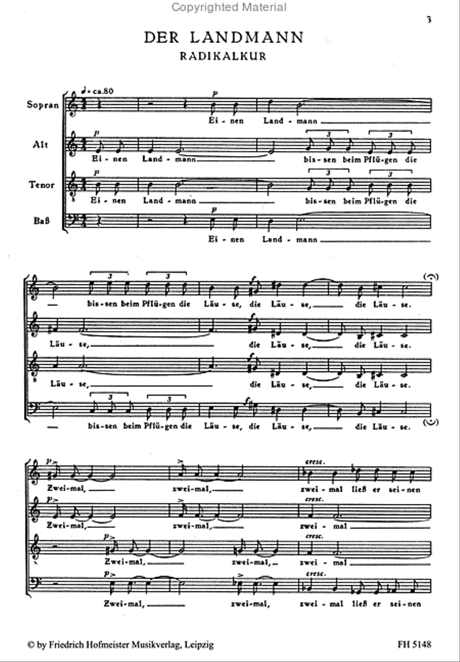 Äsop-Fabeln 4-Part scores gallery preview page 2