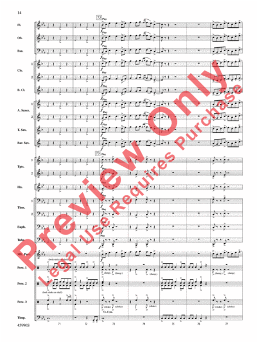Terracotta Warriors Terracotta Warriors Concert Band scores gallery preview page 15