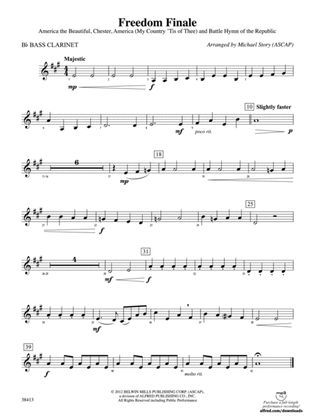 Freedom Finale: B-flat Bass Clarinet