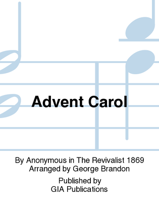 Book cover for Advent Carol