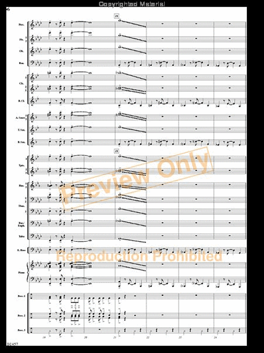 We Wish You a Mambo Christmas Concert Band scores gallery preview page 5